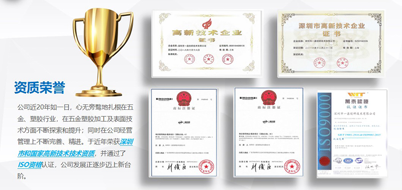 深圳红桃影视精密企業榮譽